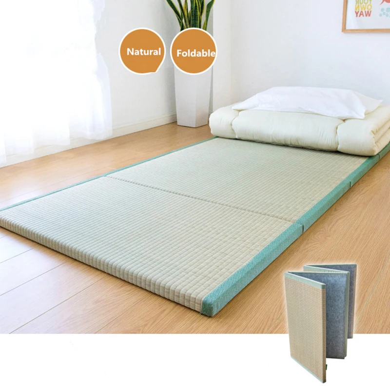 Tatami Mat Rush - Natural Rushes Składany materac do spania